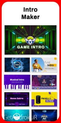 دانلود برنامه Intro Maker اندروید