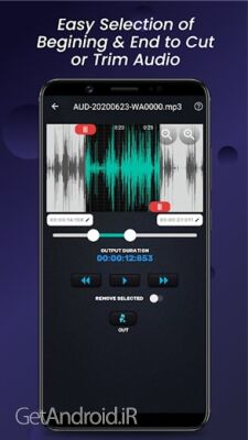 دانلود برنامه mp4 MP3 Video Audio Cutter Trimmer  اندروید