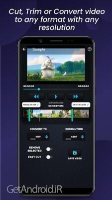 دانلود برنامه mp4 MP3 Video Audio Cutter Trimmer  اندروید