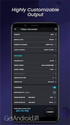 دانلود برنامه Video Converter Compressor mp4 اندروید