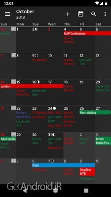 دانلود برنامه aCalendar اندروید