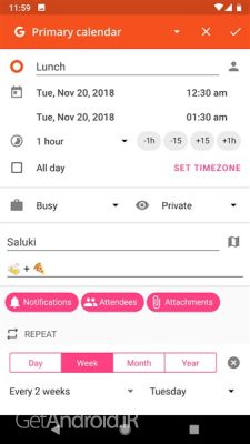 دانلود برنامه aCalendar اندروید