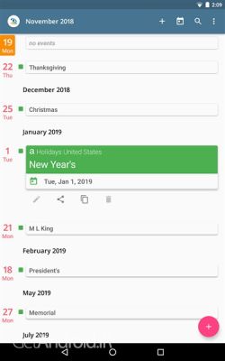 دانلود برنامه aCalendar اندروید