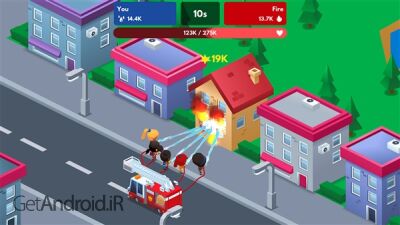 دانلود بازی Idle Firefighter Tycoon اندروید