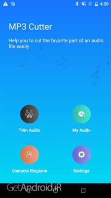 دانلود برنامه MP3 Cutter Ringtone Maker اندروید