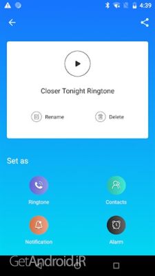 دانلود برنامه MP3 Cutter Ringtone Maker اندروید