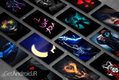 دانلود برنامه Black Wallpapers in HD اندروید