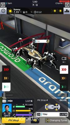 دانلود بازی مسابقات فرمول یک آنلاین اندروید