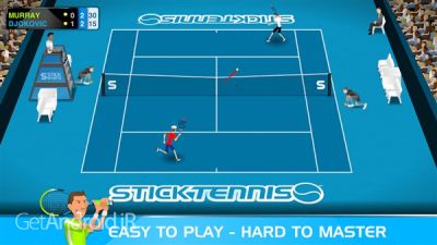 دانلود بازی Stick Tennis اندروید