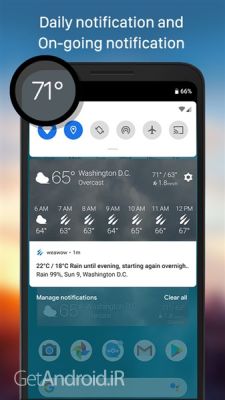 دانلود برنامه هواشناسی Weather & Widget - Weawow اندروید