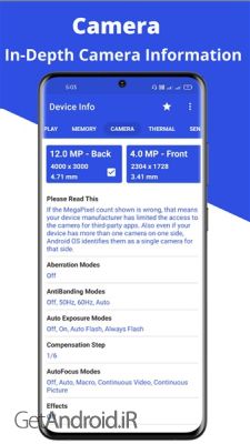 دانلود برنامه Device Info اندروید