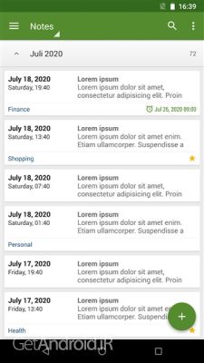 دانلود برنامه My Notes اندروید