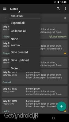 دانلود برنامه My Notes اندروید
