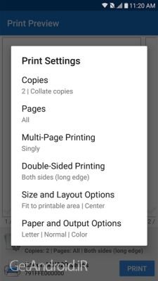 دانلود نرم افزار NokoPrint اندروید