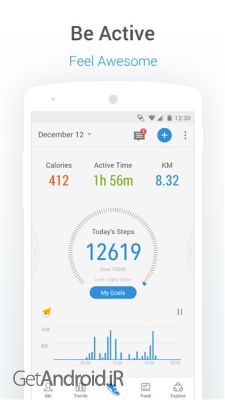 دانلود برنامه Pacer Pedometer اندروید
