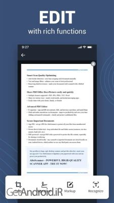 دانلود برنامه PDF Scanner App اندروید