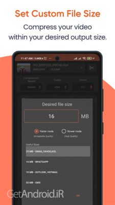 دانلود برنامه Video Compressor اندروید