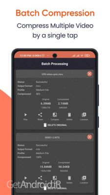 دانلود برنامه Video Compressor اندروید
