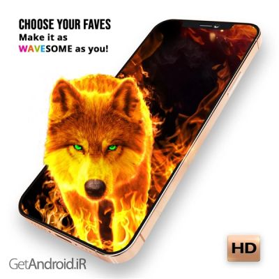 دانلود برنامه Wave Live Wallpapers Maker 3D اندروید