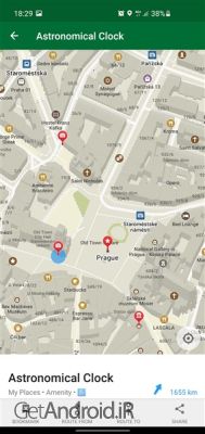 دانلود اپلیکیشن Offline Organic Maps اندروید