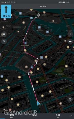 دانلود برنامه مسیریابی آفلاین Offline Organic Maps اندروید