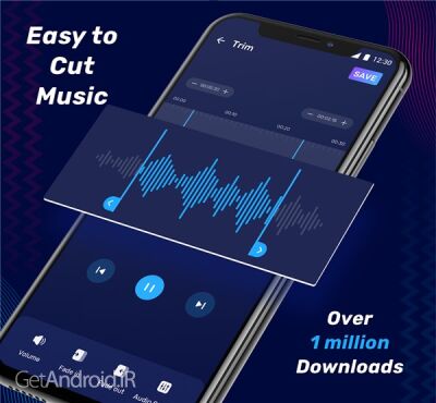 دانلود برنامه Audio Editor and Music Editor اندروید