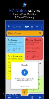 دانلود برنامه EZ Notes - Notes Voice Notes اندروید