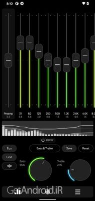 دانلود برنامه Poweramp Equalizer اندروید