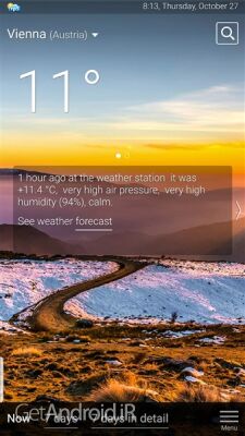 دانلود برنامه Weather rp5 اندروید