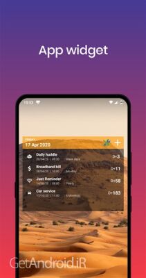 دانلود برنامه Just Reminder with Alarm اندروید