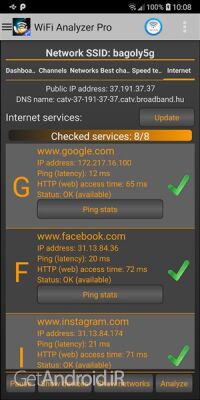 دانلود برنامه WiFi Analyzer Pro اندروید