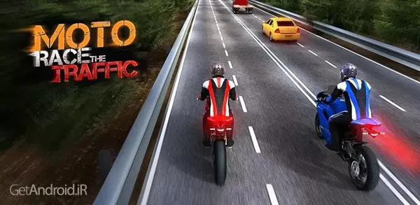 بازی Race the Traffic Moto اندروید