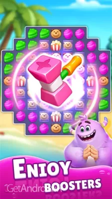 دانلود بازی جورچین سه تایی شکلات اندروید