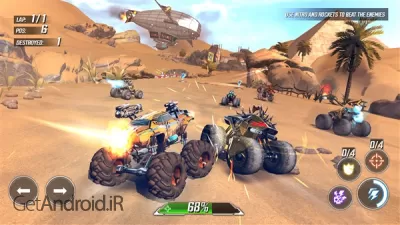 دانلود بازی RACE Rocket Arena Car Extreme اندروید