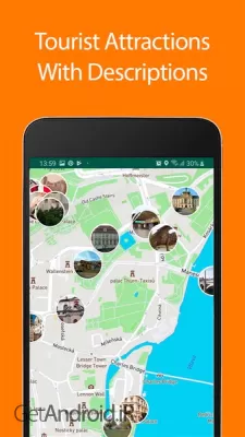 دانلود برنامه Offline Maps for Travelers اندروید