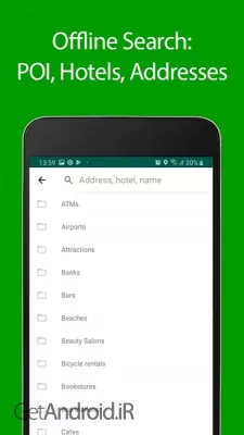 دانلود اپلیکیشن مسافرت آفلاین بدون نیاز به اینترنت اندروید