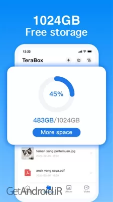 دانلود برنامه Terabox: Cloud Storage Space اندروید