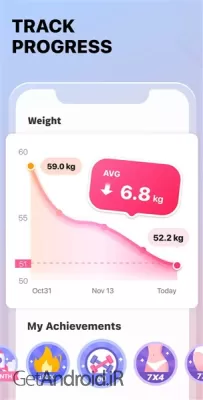 دانلود برنامه Workout for Women: Fit at Home برای اندروید