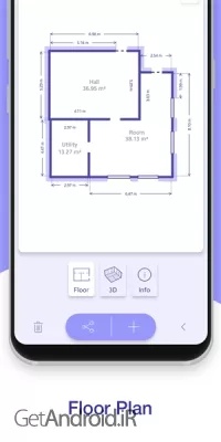دانلود AR Plan 3D Tape Measure Ruler اندروید