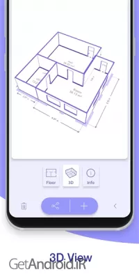 دانلود AR Plan 3D Tape Measure Ruler اندروید