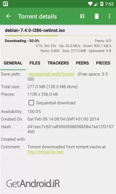 دانلود برنامه tTorrent اندروید