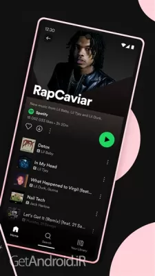 برنامه Spotify اندروید