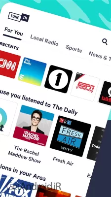 دانلود برنامه TuneIn Radio Pro اندروید