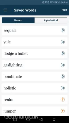 دانلود برنامه Dictionary - Merriam-Webster اندروید