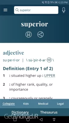 دانلود برنامه Dictionary - Merriam-Webster اندروید