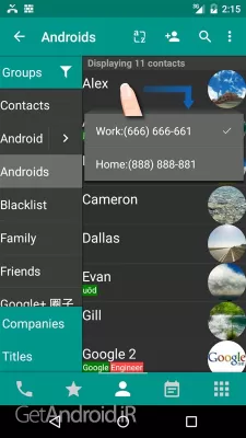 دانلود برنامه DW Contacts & Phone & SMS اندروید