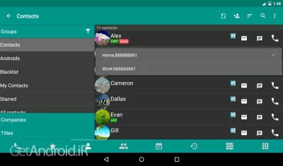 دانلود برنامه DW Contacts & Phone & SMS اندروید
