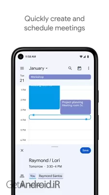دانلود برنامه Google Calendar اندروید