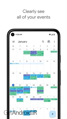 دانلود برنامه Google Calendar اندروید