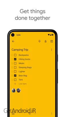 دانلود برنامه Google Keep اندروید